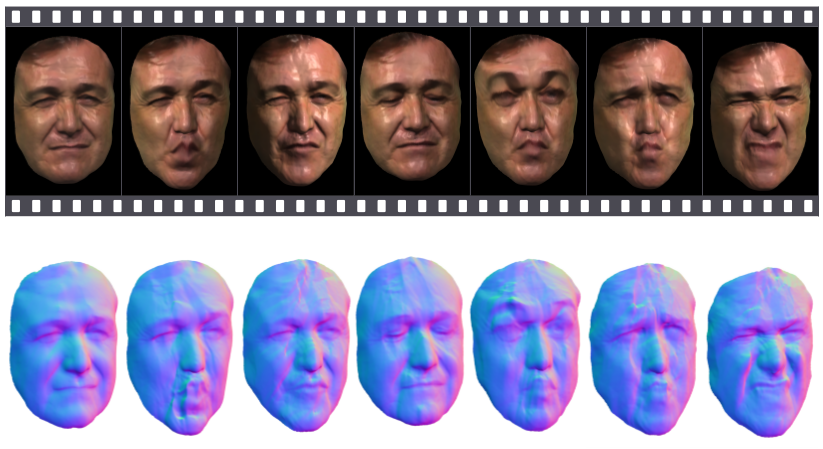 Shading-aware reconstruction of a deforming object